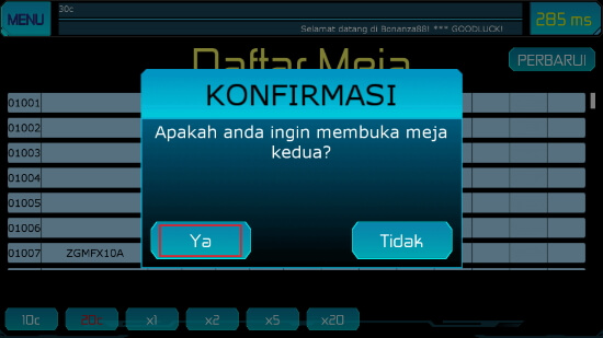 Screenshot permainan bola tangkas android Bonanza88 14